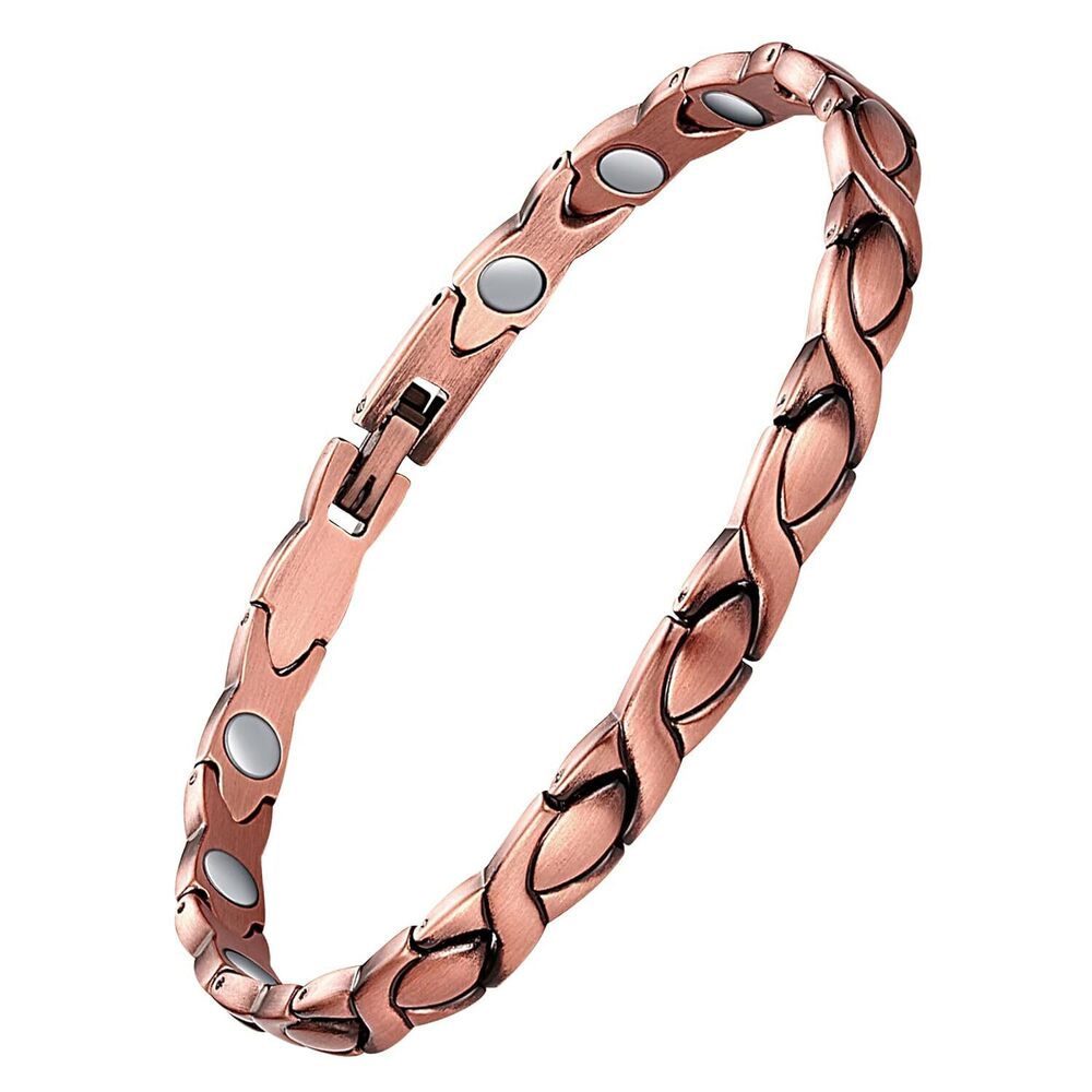 Copper Ankle Bracelet for Women, Adjustable Magnetic Ankle Bracelets for